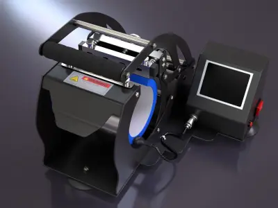  Mug Printing Heat Press Machine - Model - ST-130 3D model