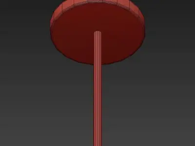 Uptown Carnegie Chandelier 3D model
