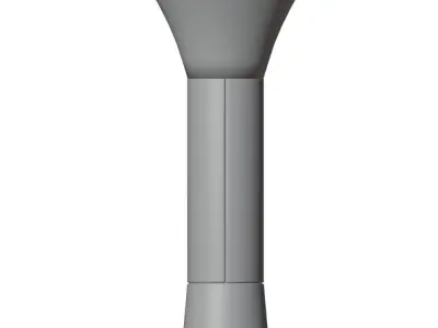 Street lamp in classic form 3D model