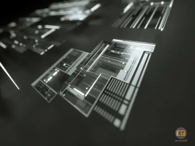 Tech Shapes TS2 Low-poly 3D model