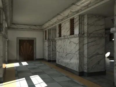Corridor 01 3D model