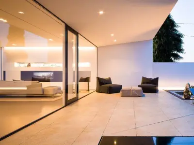 Modern Pool Villa V-ray 3 Cinema 4D 3D model