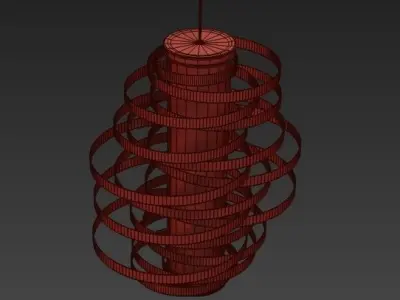 Vertigo Geometric Chandelier 3D model