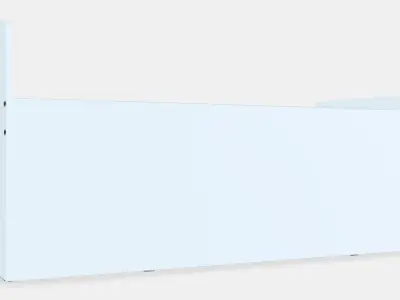 SLAKT Bed frame w-storageslatted bedbase Low-poly 3D model