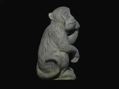Monkey Statue 3D model