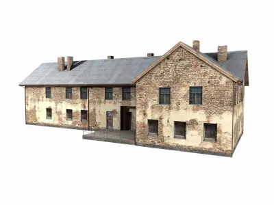 old house Low-poly 3D model 5