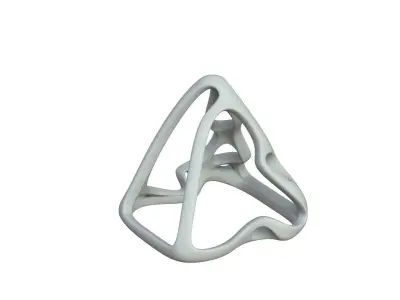 SciFi Cube Object No 61531 Low Poly Shape Low-poly 3D model