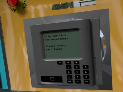 Petronas Fuel Dispenser Unit 3D model