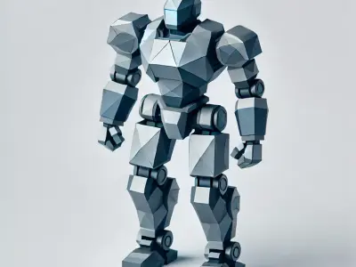 Low-Poly Robot Low-poly 3D model