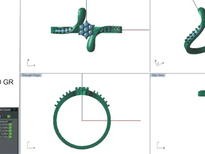 Ring - 73 3D print model