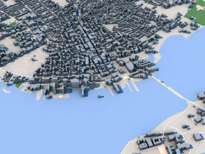 Kingston City Canada 3D model
