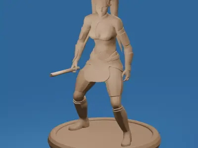 Female Alien Force Dark Side User 3D print model