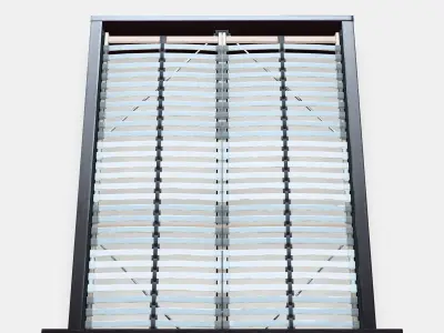 MALM Bed frame high 45 3D model