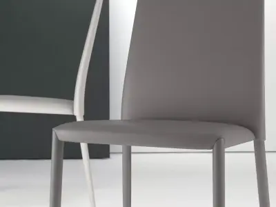 Eral modern dining chair 3D model