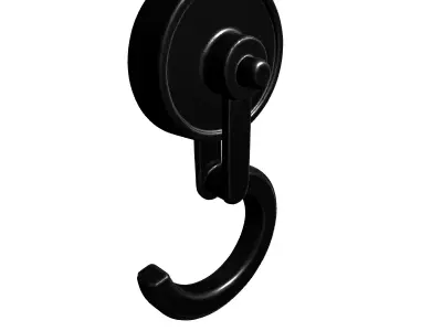 Magnetic Utility Hook 3D Model Low-poly 3D model