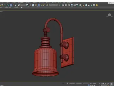  Keswick Sconce Low-poly 3D model