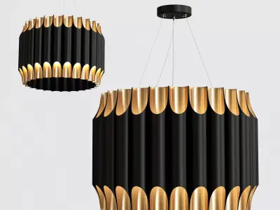 GALLIANO ROUND SUSPENSION LIGHT 3D model