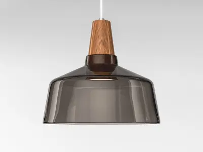 Set of 3 pendant lights 3D model