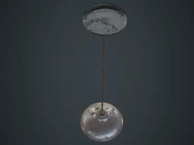 Hanging Lamp 5D Low-poly 3D model