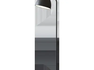 HEKTAR Floor lamp dark gray 3D model