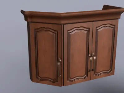 Kitchen Classic Low-poly 3D model