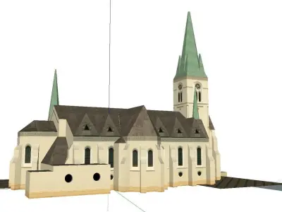 Architecture-Religion-God-Culture-Temple-071 church 3D model