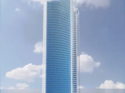 Parametric Building 1c8 3D model