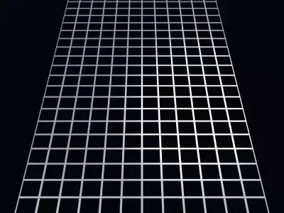 Perforated panel with 81 percent opening 25O123 3D model