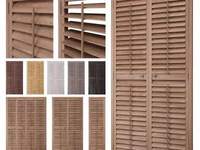 Shutters Doors 3 3D model