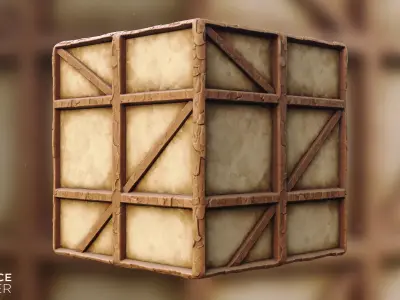 Stylized Medieval Wall PBR Texture