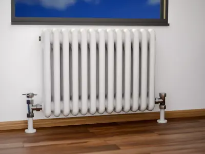 Low-poly Radiator Heater Low-poly 3D model