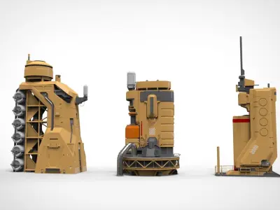 Sci Fi Modular Environment 18 3D model