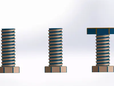 Desk Lamp Vase and Candle Holder Free 3D model