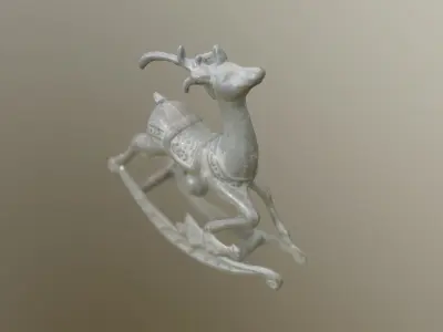 Christmas Reindeer Decoration 3D model