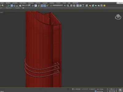 Lussole Loft Selvino Low-poly 3D model