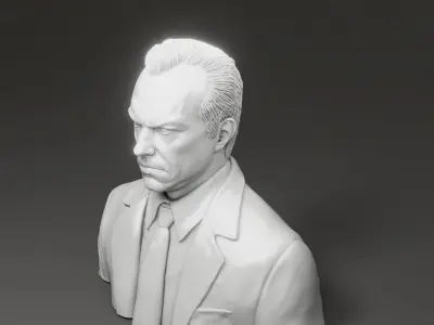 Hugo Weaving - Agent Smith - The Matrix 3D print model
