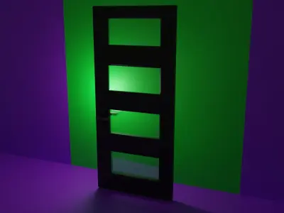 Modern Door 3D model