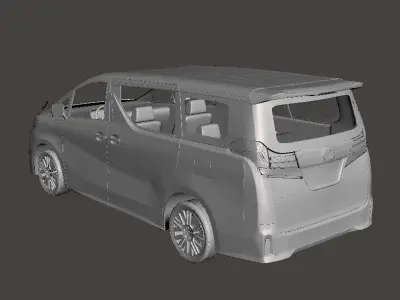 Toyota Alphard Mk3 2015 3D print model