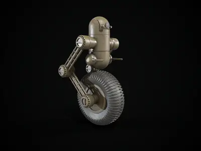 Recon dron Low-poly 3D model