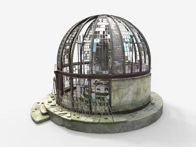 Abandoned Greenhouse 3D model