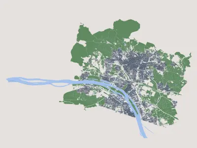 Cityscape Wiesbaden Germany 3D model get