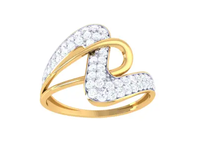 Women Ring  Render 3dm STL OBJ FBX Details 3D print model 3