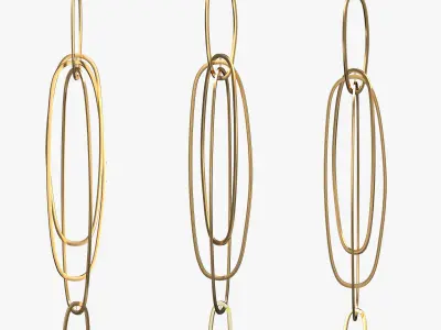 NIAMH BARRY Fouette II Suspended Light Sculpture 3D model