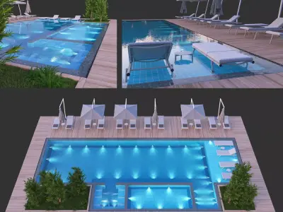Swimming Pool 8 3D model