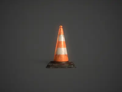 Traffic Cone 3D model