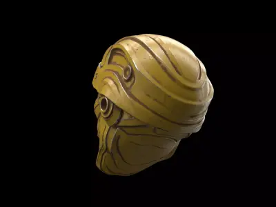 Sci Fi robotic head 3D model