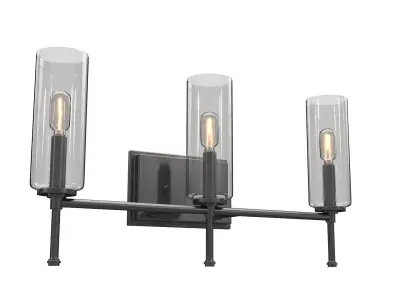 Elara Vanity Light 3-Light 3D model
