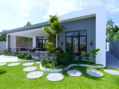 Modern House 3D model 3D model order
