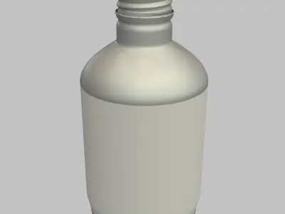 Aluminium Bottle 3D model