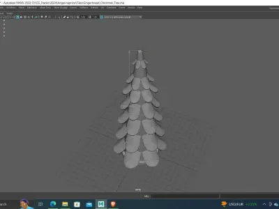 Gisela Graham LED Gingerbread Christmas Tree 3d Printing ready 3D print model